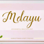 Melayu Script Font Poster 1