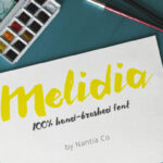 Melidia Font Poster 1