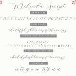 Melinda Script Font Poster 6