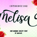 Melisa Font Poster 1