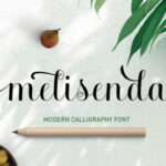 Melisenda Script Font Poster 1