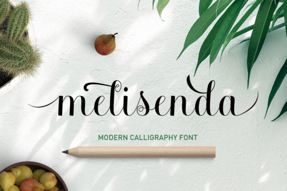Melisenda Script Font Poster 1