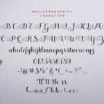 Melisenda Script Font Poster 6