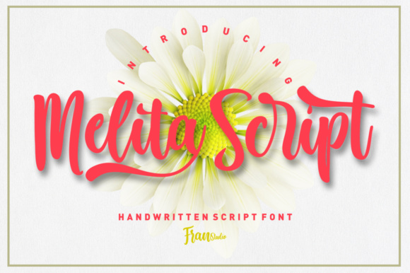Melita Script Font Poster 1