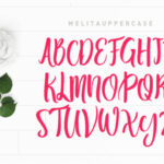 Melita Script Font Poster 2