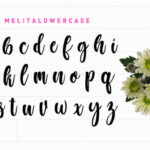 Melita Script Font Poster 3