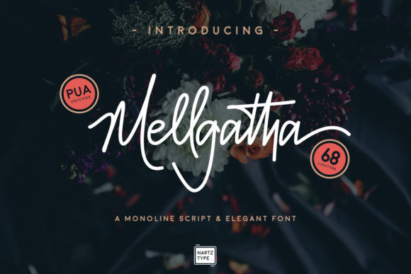 Mellgatha Font Poster 1