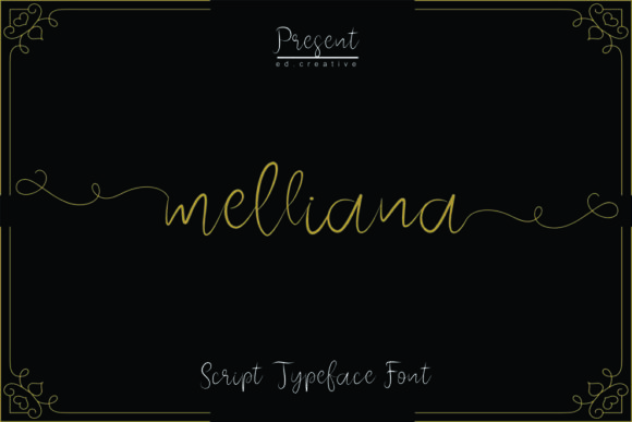 Melliana Font Poster 1