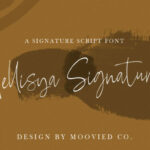 Mellisya Signature Font Poster 1