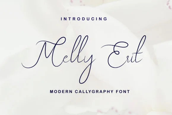 Melly Eret Font Melly Eret Font Poster 1
