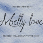Melly Love Font Poster 1