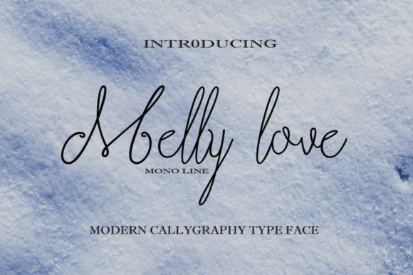 Melly Love Font Poster 1
