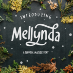 Mellynda Script Font Poster 1