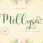 Mellysa Font Poster 1