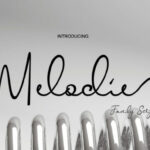 Melodie Font Poster 1