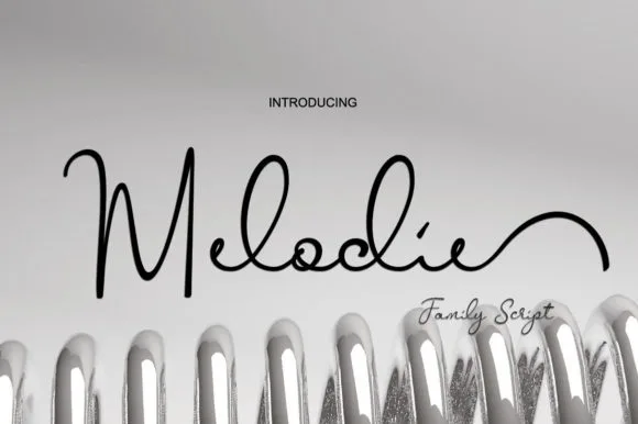 Melodie Font Melodie Font Poster 1