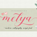 Melya Font Poster 1