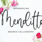 Menditta Font Poster 1