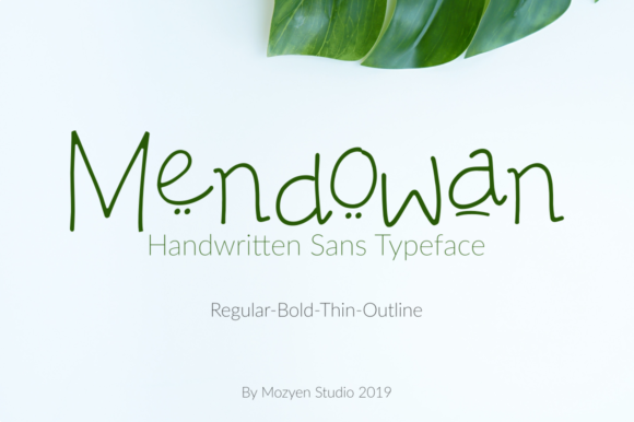 Mendowan Family Font