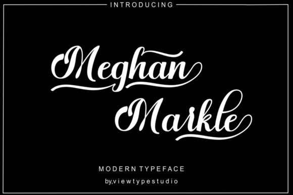 Menghan Markle Script Font