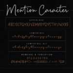 Mention Font Poster 7