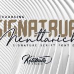 Menttarich Duo Font Poster 1