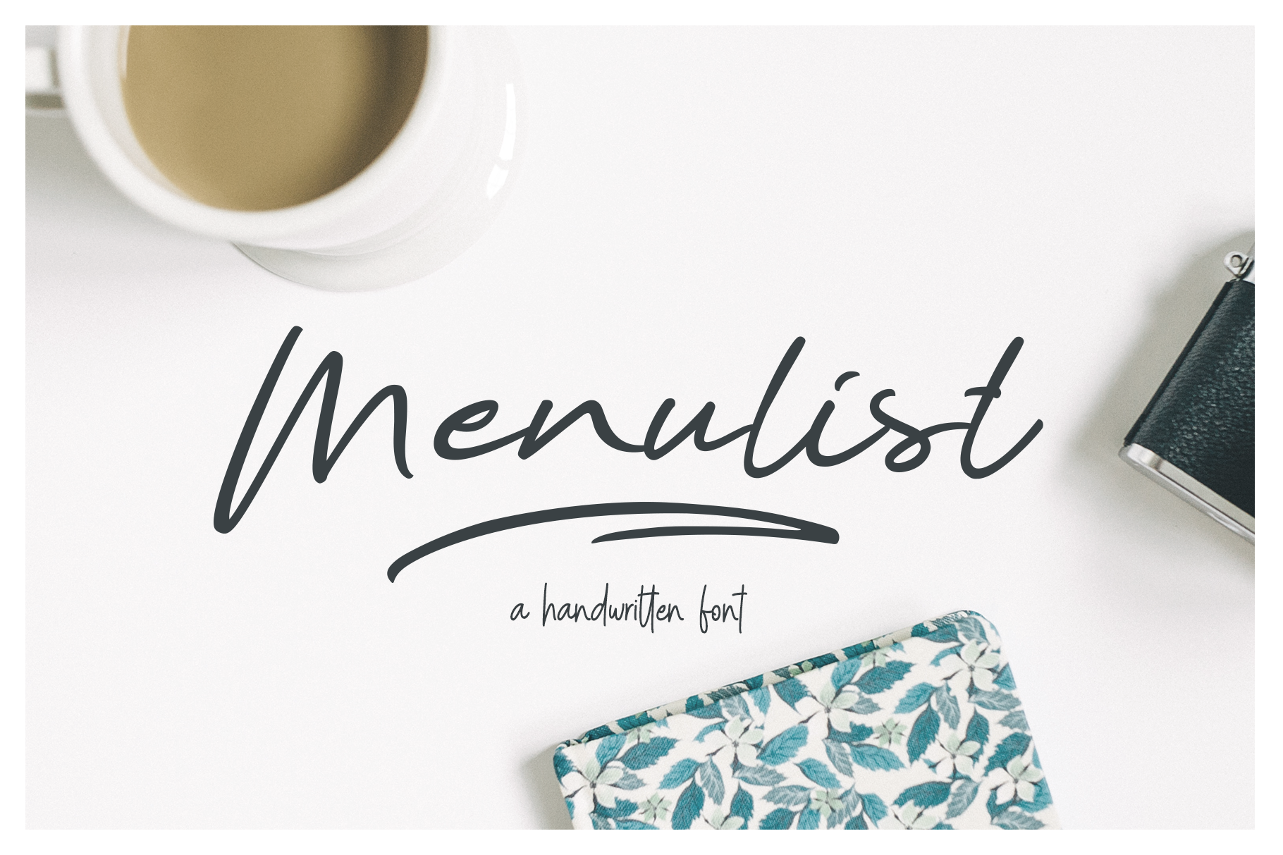 Menulist Font Poster 1