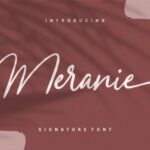 Meranie Font Poster 1