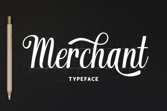 Merchant Font Merchant Font Poster 1