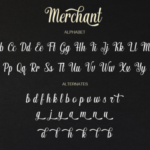 Merchant Font Poster 9