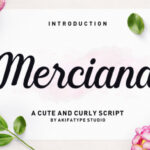 Merciana Font Poster 1