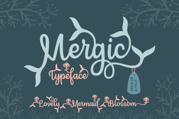Mergic Font Mergic Font Poster 1