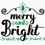 Merry and Bright Font Poster 1