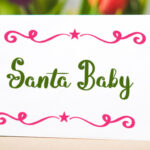 Merry and Bright Font Poster 3