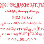 Merry and Bright Font Poster 6