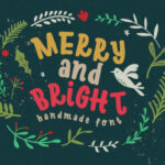 Merry Bright Font Poster 1