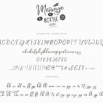 Message in a Bottle Duo Font Poster 15