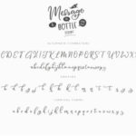 Message in a Bottle Duo Font Poster 16