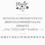 Message in a Bottle Duo Font Poster 18