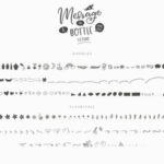 Message in a Bottle Duo Font Poster 19