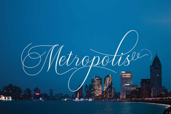 Metropolis Font Poster 1
