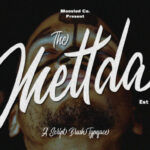 Mettda Font Poster 1