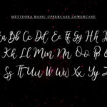 Metteora Script Font Poster 3