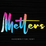 Metters Font Poster 1