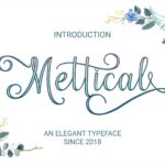 Mettical Font Poster 1