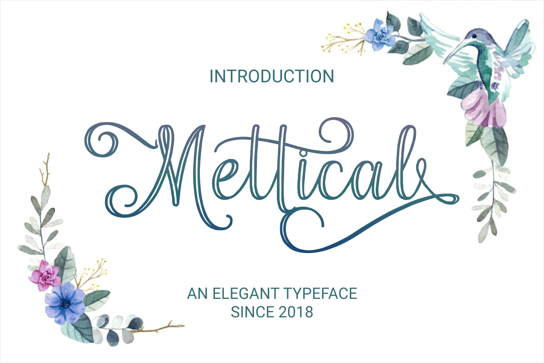 Mettical Font