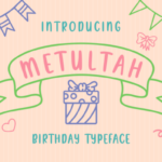 Metultah Font Poster 1