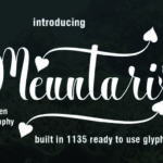 Meuntari Font Poster 1