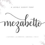 Mezabetto Font Poster 1