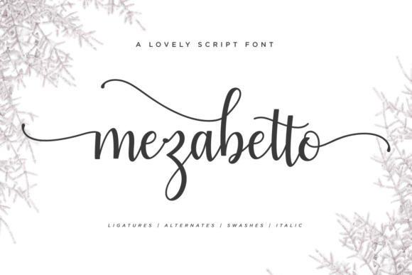 Mezabetto Font Poster 1